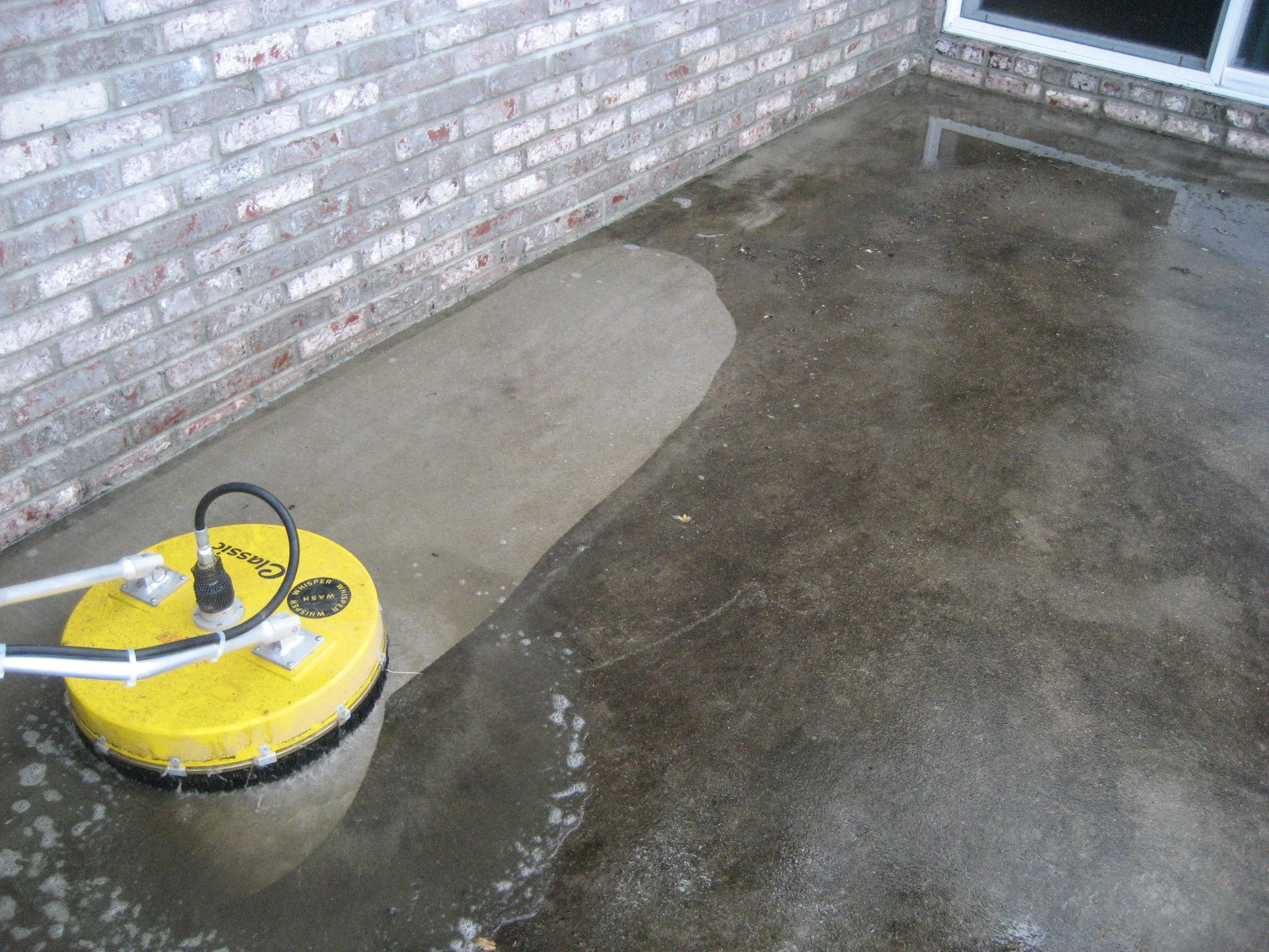 concrete cleaning