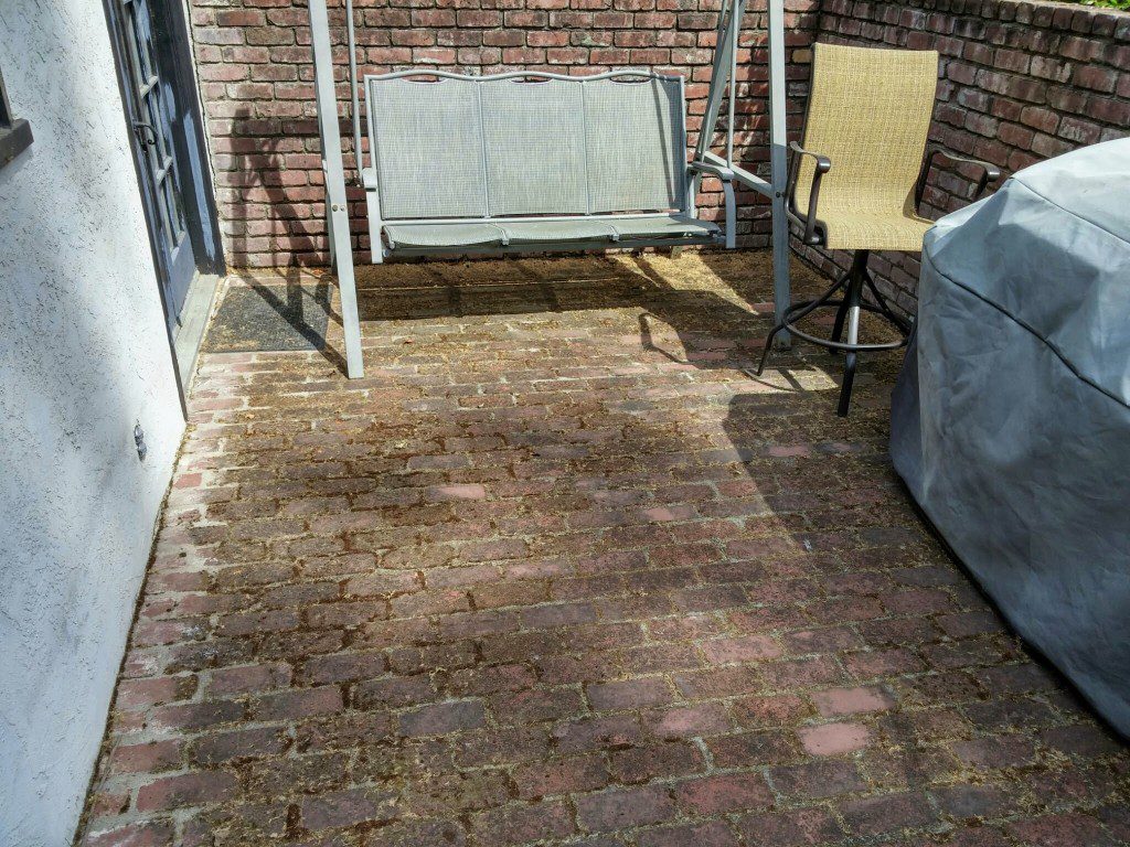 Brick walkway cleaning in Chico, CA