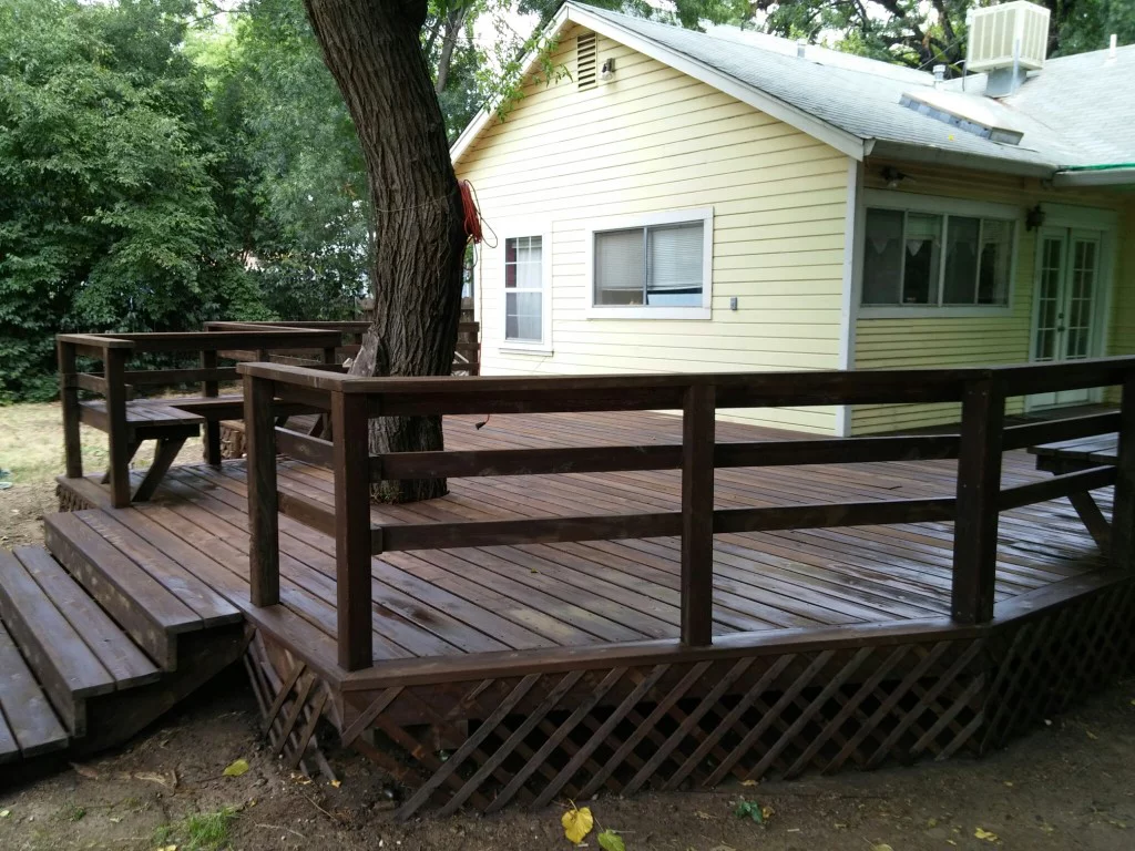 Deck cleaning and sealing in Chico, CA
